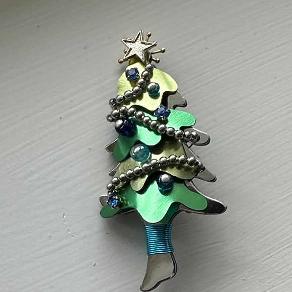 Liztech Liz Tech Holiday Christmas Tree Brooch - Picture 5 of 6